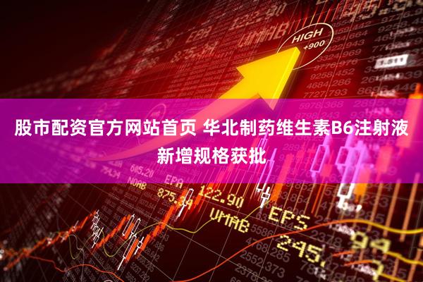 股市配资官方网站首页 华北制药维生素B6注射液新增规格获批