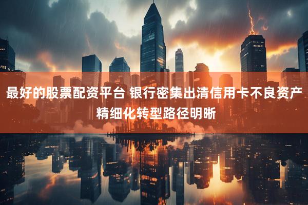 最好的股票配资平台 银行密集出清信用卡不良资产 精细化转型路径明晰