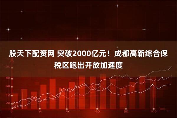 股天下配资网 突破2000亿元！成都高新综合保税区跑出开放加速度